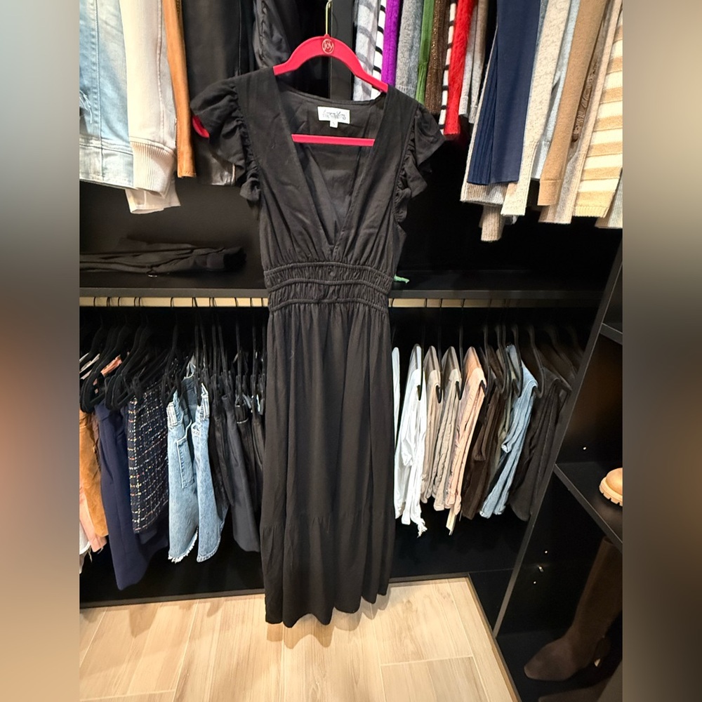 Anthropologie Black Maxi Dress